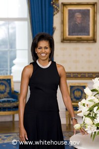 Michelle Obama official portrait