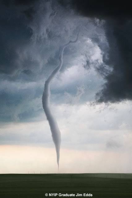Tornado photograph by Jim Edds taken in Goshen County, Wyoming
