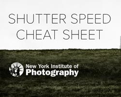Our Favorite Shutter Speed Cheat Sheet